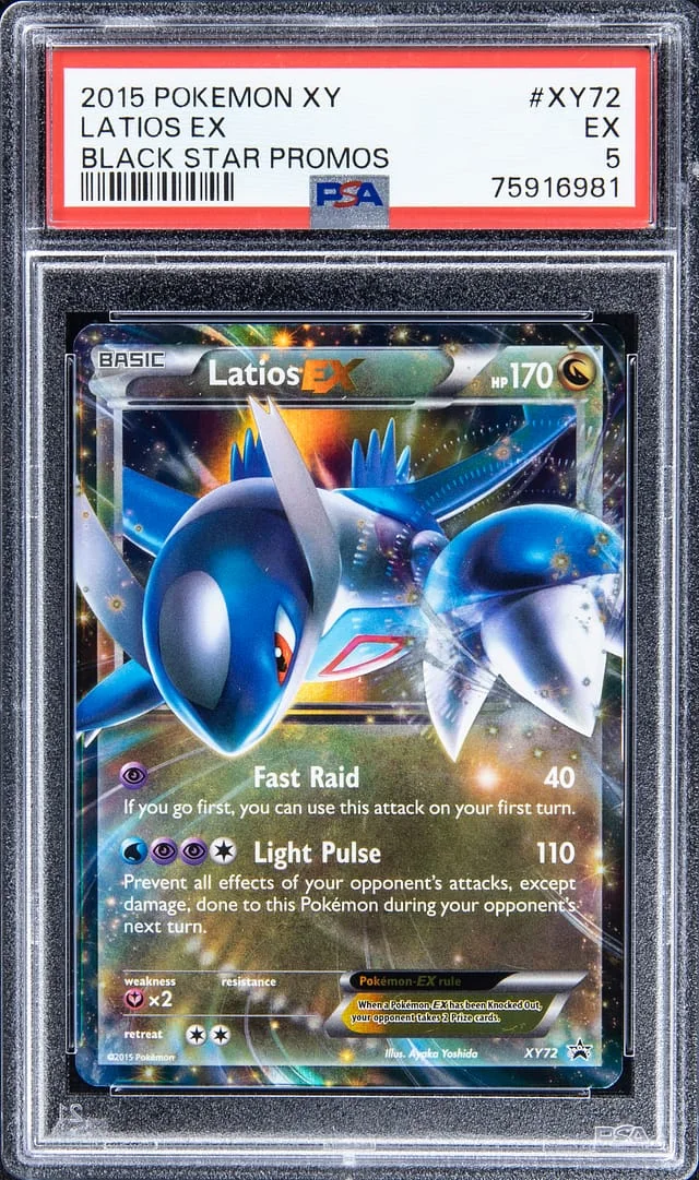 2015 Pokemon XY Black Star Promos Latios EX #XY72 card image