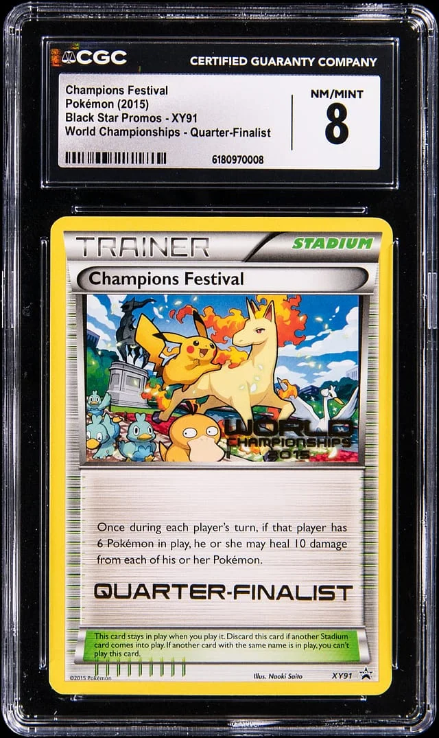 2015 Pokemon XY Promo World Championships 2015 Quarter Finalist Champions Festival #XY91 card image