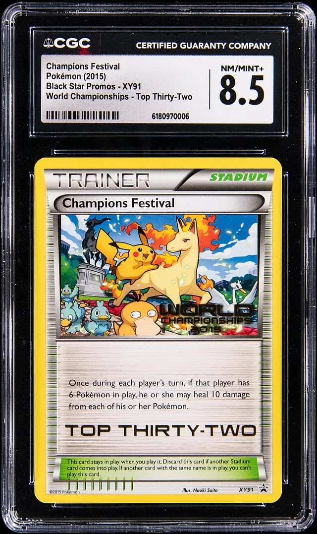 2015 Pokemon XY Promo World Championships 2016 Top Thirty-Two Champions Festival #XY91 card image
