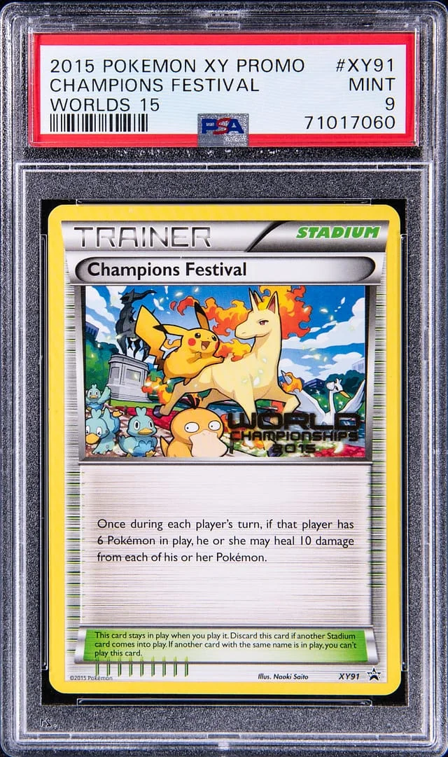 2015 Pokemon XY Promo Worlds 15 Champions Festival #XY91 card image