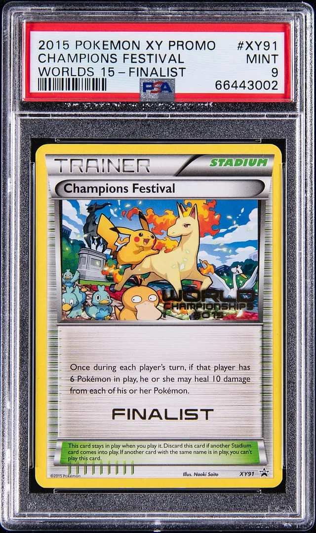2015 Pokemon XY Promo Worlds '15 Finalist Champions Festival #XY91 card image