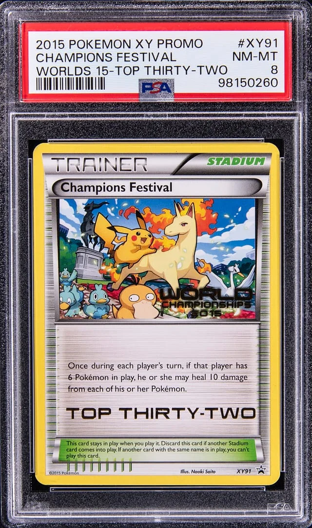 2015 Pokemon XY Promo Worlds 15 Top Thirty-Two Champions Festival #XY91 card image