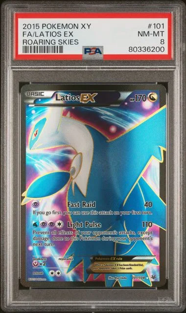 2015 Pokemon Xy Roaring Skies Full Art/Latios Ex #101 card image