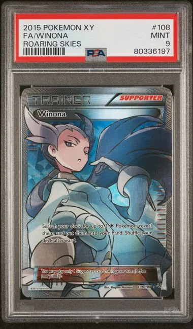 2015 Pokemon Xy Roaring Skies Full Art/Winona #108 card image