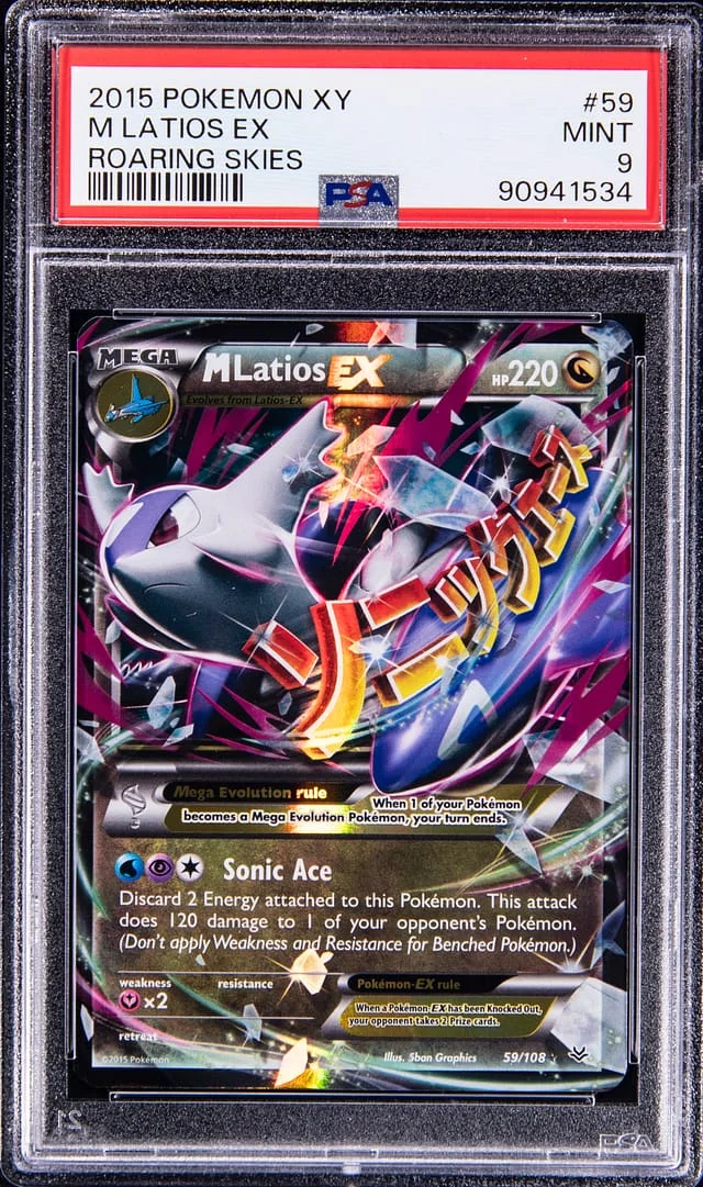 2015 Pokemon XY Roaring Skies M Latios EX #59 card image