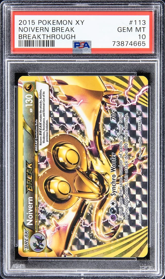 2015 Pokmon XY Breakthrough Noivern Break #113 card image