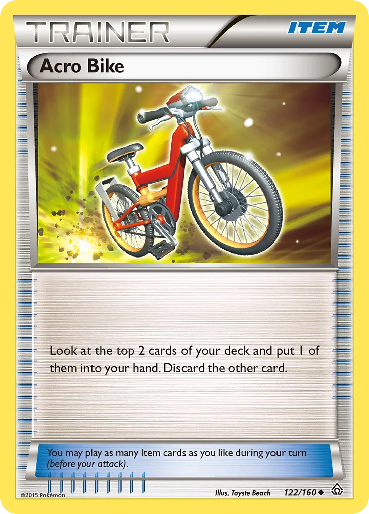 2015 Primal Clash Acro Bike #122/160 Uncommon card image