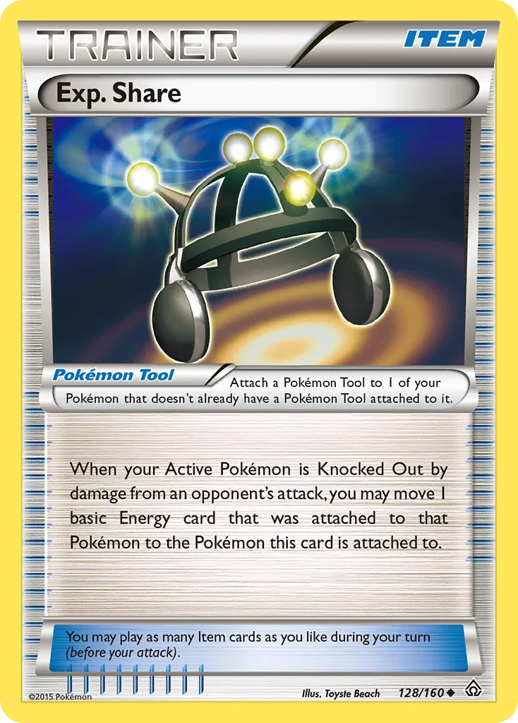 2015 Primal Clash Exp. Share Uncommon #128/160 Uncommon card image