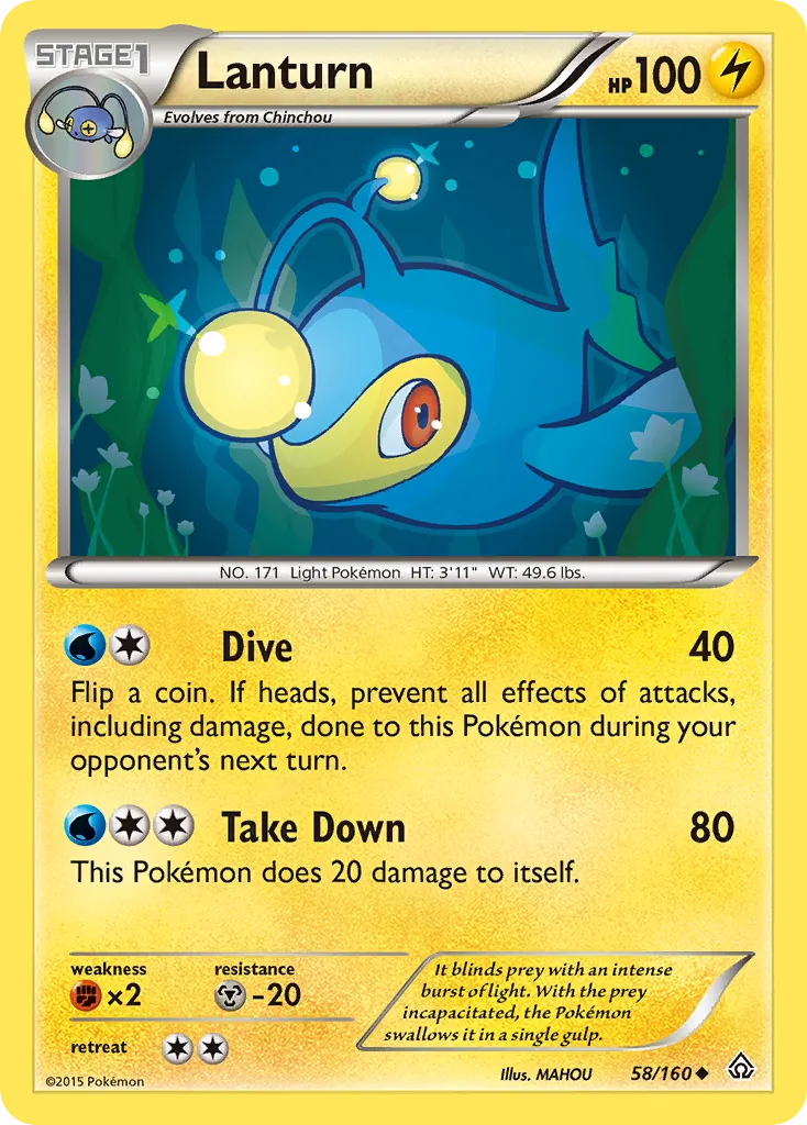 2015 Primal Clash Lanturn #058/160 Uncommon card image