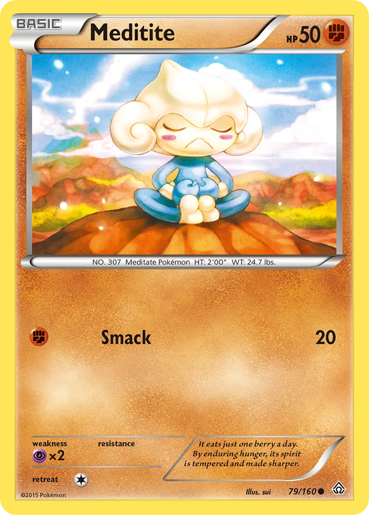2015 Primal Clash Meditite Common #079/160 Common card image