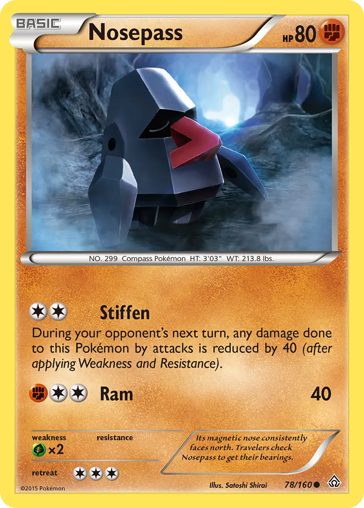 2015 Primal Clash Nosepass Common #078/160 Common card image