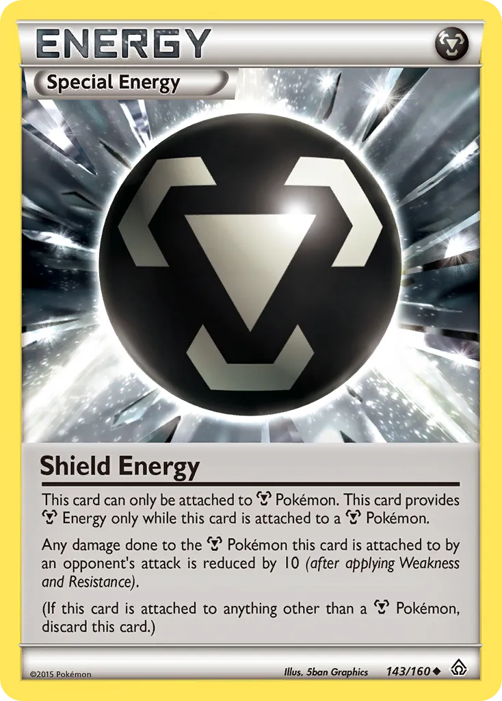 2015 Primal Clash Shield Energy #143/160 Uncommon card image