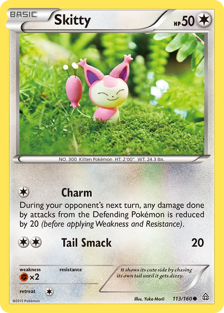 2015 Primal Clash Skitty Common #113/160 Common card image