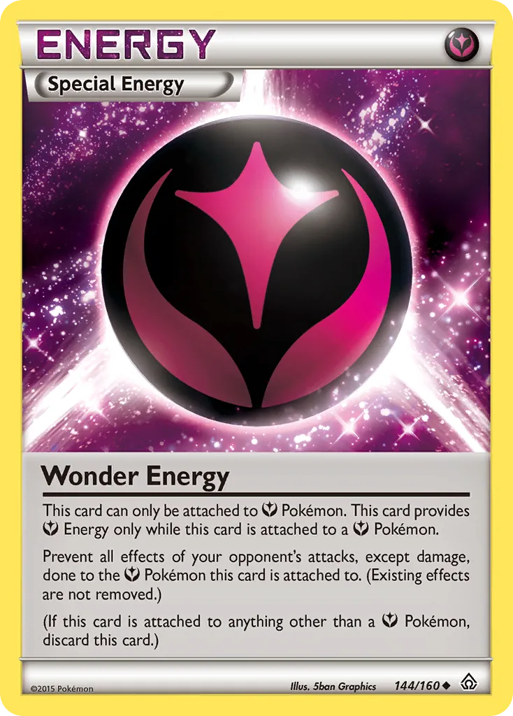 2015 Primal Clash Wonder Energy #144/160 Uncommon card image