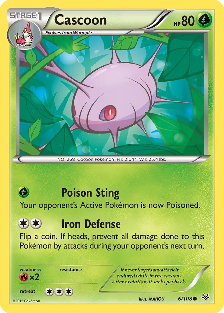 2015 Roaring Skies Cascoon #006/108 Common card image