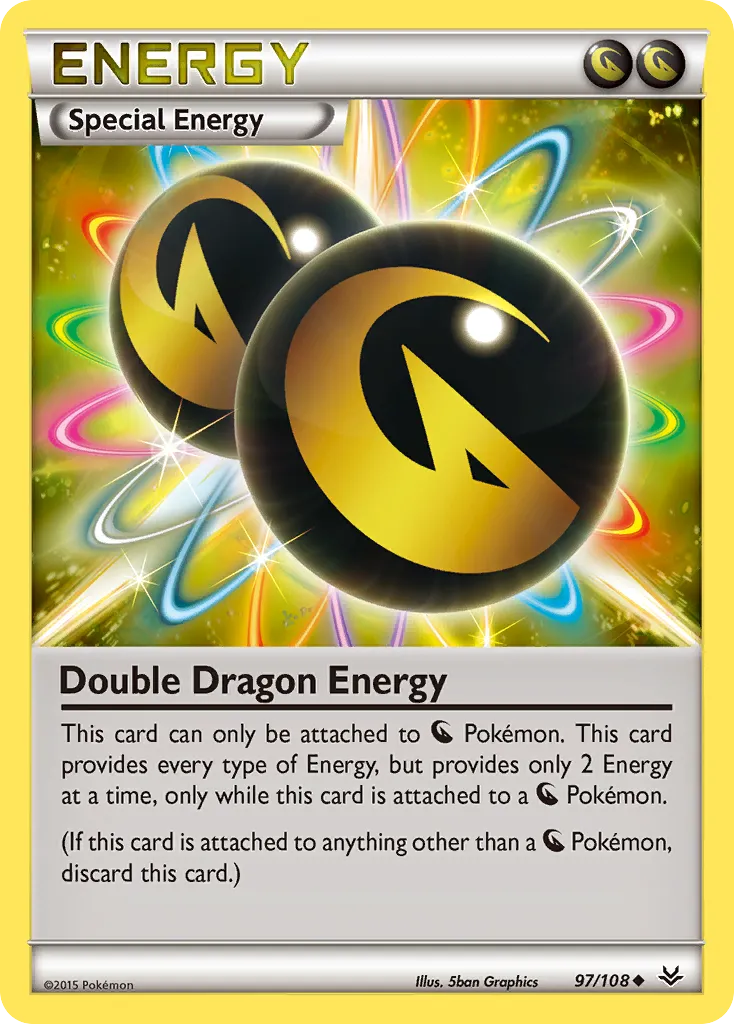 2015 Roaring Skies Double Dragon Energy #097/108 Uncommon card image
