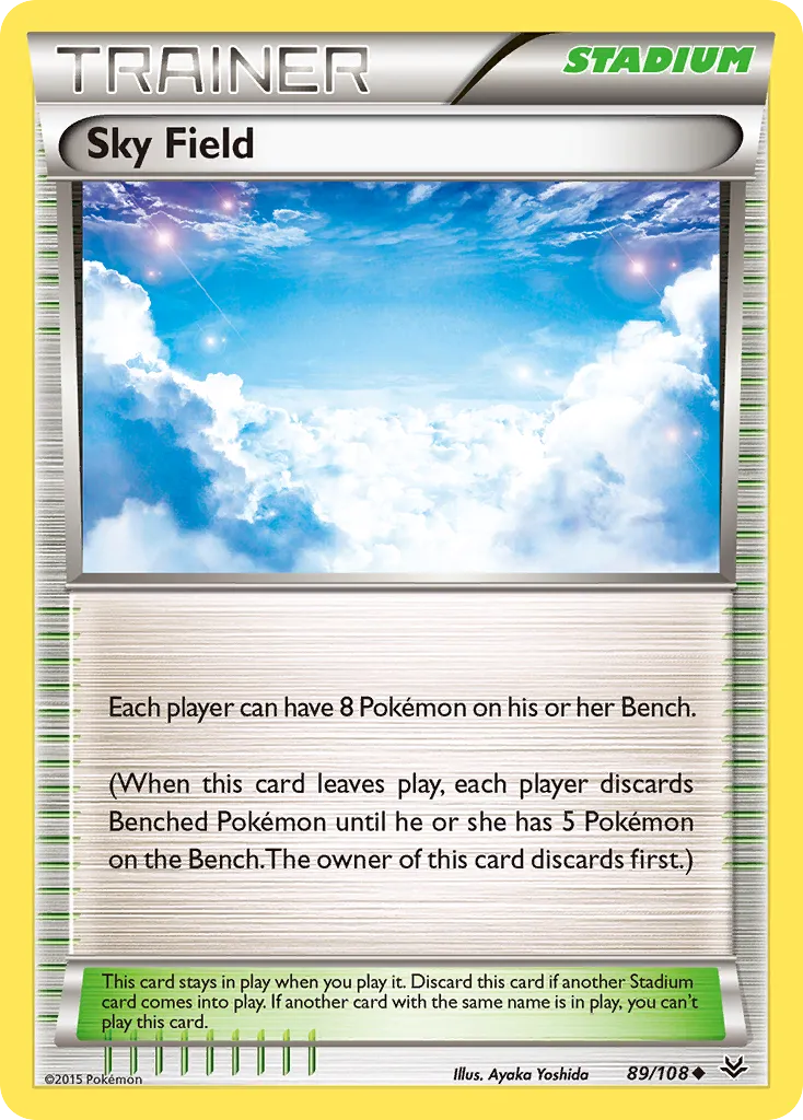 2015 Roaring Skies Sky Field #089/108 Uncommon card image