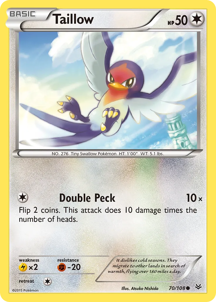 2015 Roaring Skies Taillow Common #070/108 Common card image