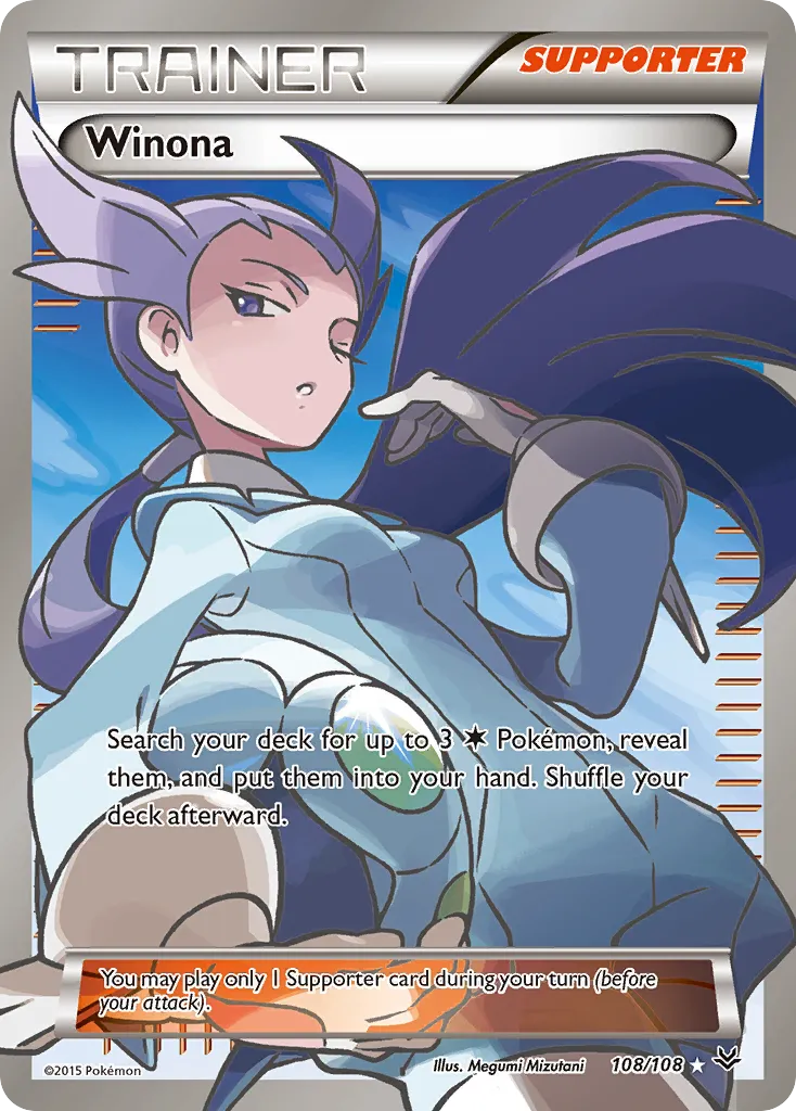 2015 Roaring Skies Winona #108/108 Rare Ultra card image