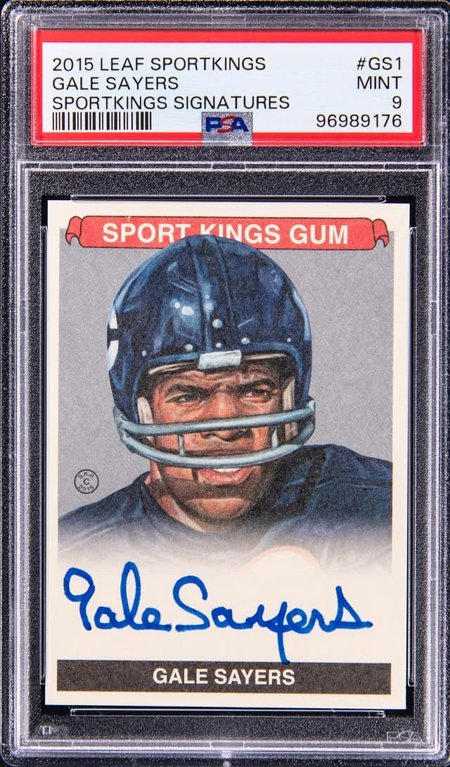 2015 Sport Kings Signature Gale Sayers #SKS-GS1 card image