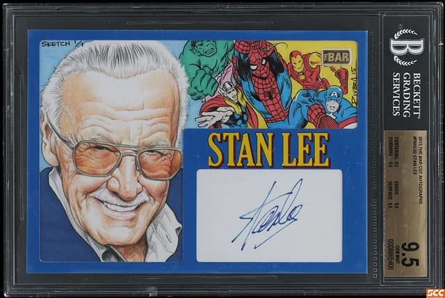 2015 The Bar Cut Autographs Stan Lee #TB-SL02 card image