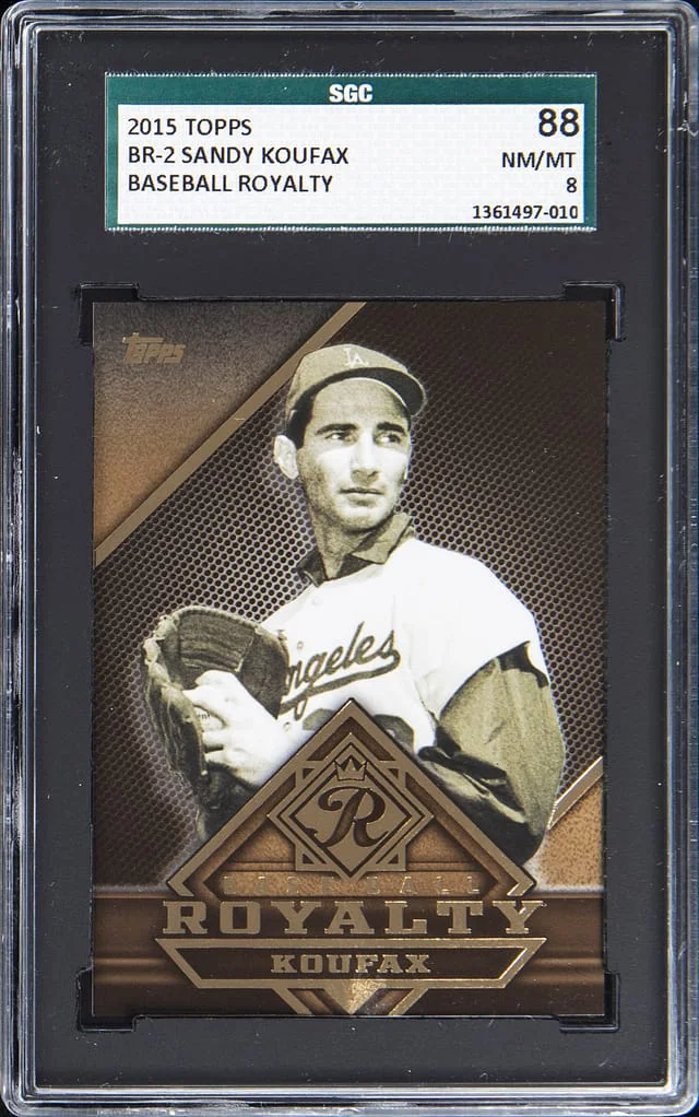 2015 Topps Baseball Sandy Koufax Royalty #BR-2 card image