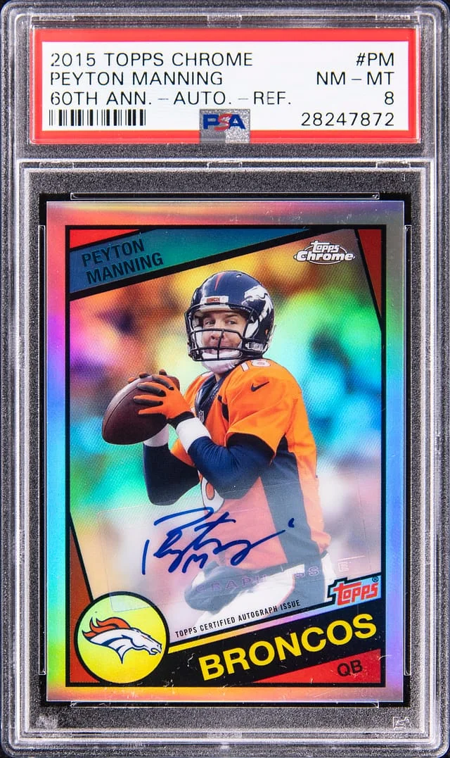 2015 Topps Chrome Anniversary #60th card image