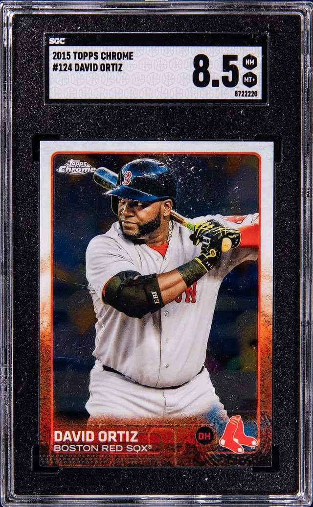 2015 Topps Chrome David Ortiz #124 card image