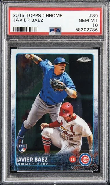 2015 Topps Chrome Javier Baez #89 card image