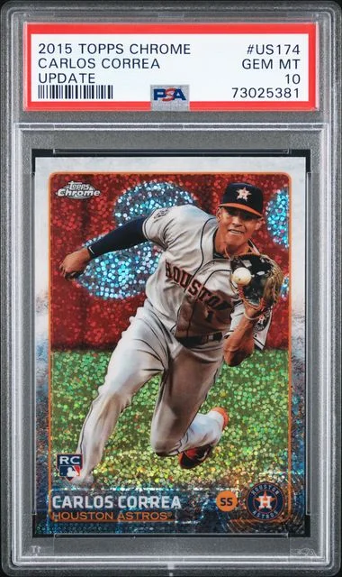 2015 Topps Chrome Update Carlos Correa #US174 card image