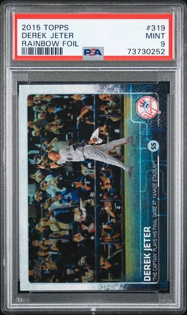 2015 Topps Derek Jeter Rainbow Foil #319 card image