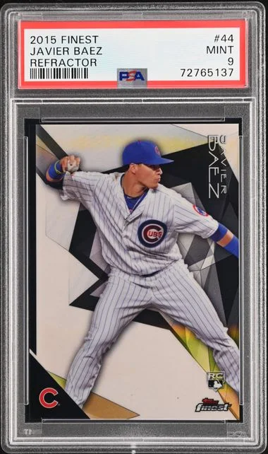 2015 Topps Finest Javier Baez Refractor #44 card image