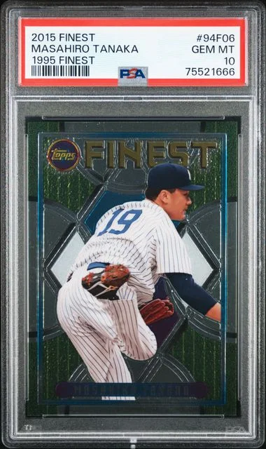 2015 Topps Finest Masahiro Tanaka 95 Finest #94F-06 card image