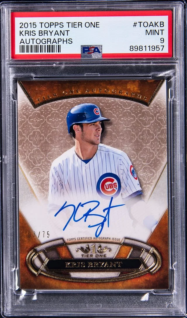2015 Topps Kris Bryant Tier One Autograph #TOA-KB card image