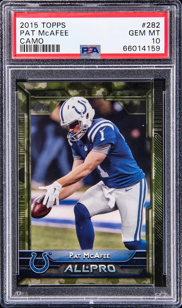 2015 Topps Pat McAfee Camo #282 card image