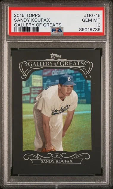 2015 Topps Sandy Koufax Gallery Of Greats #GG-15 card image