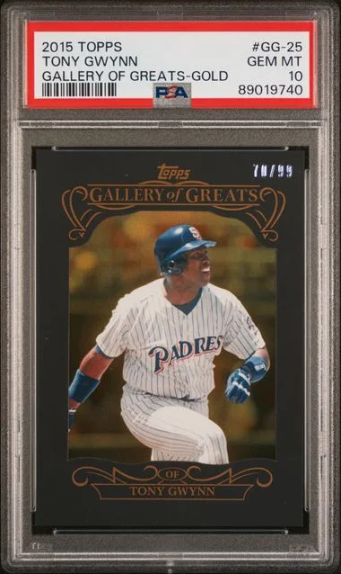 2015 Topps Tony Gwynn Gallery Of Greats Gold #GG-25 card image
