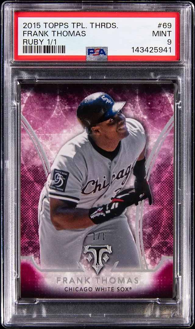 2015 Topps Triple Threads Frank Thomas Ruby #69 card image