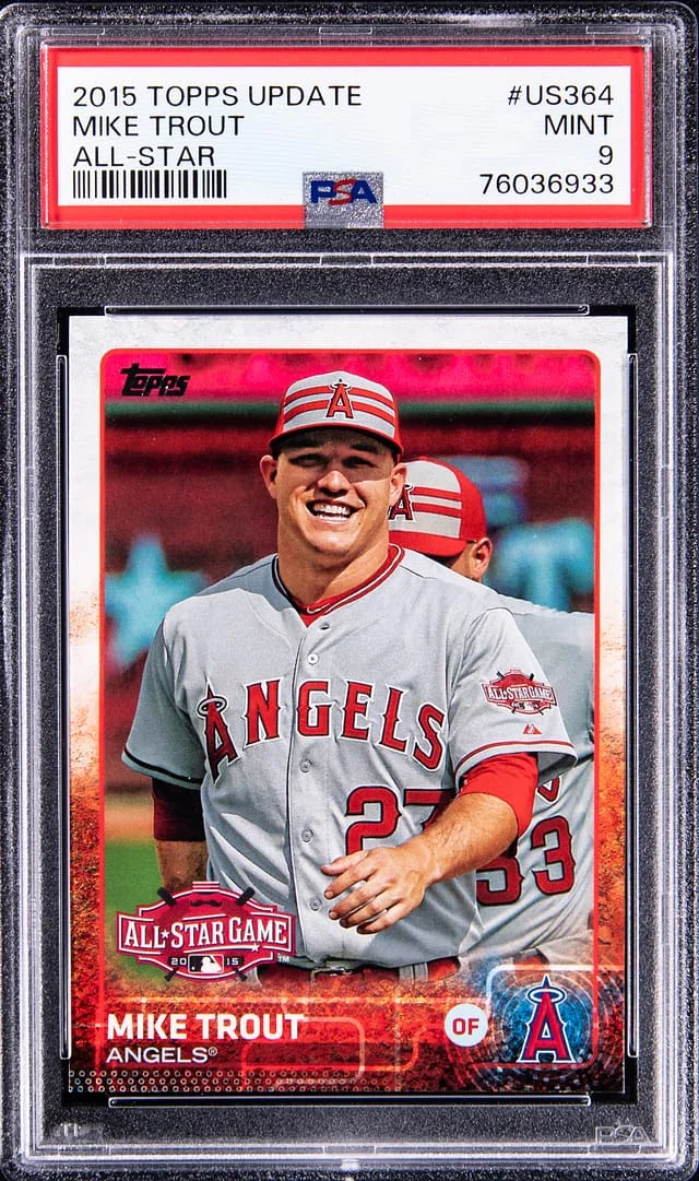 2015 Topps Update Mike Trout All-Star #US364 card image