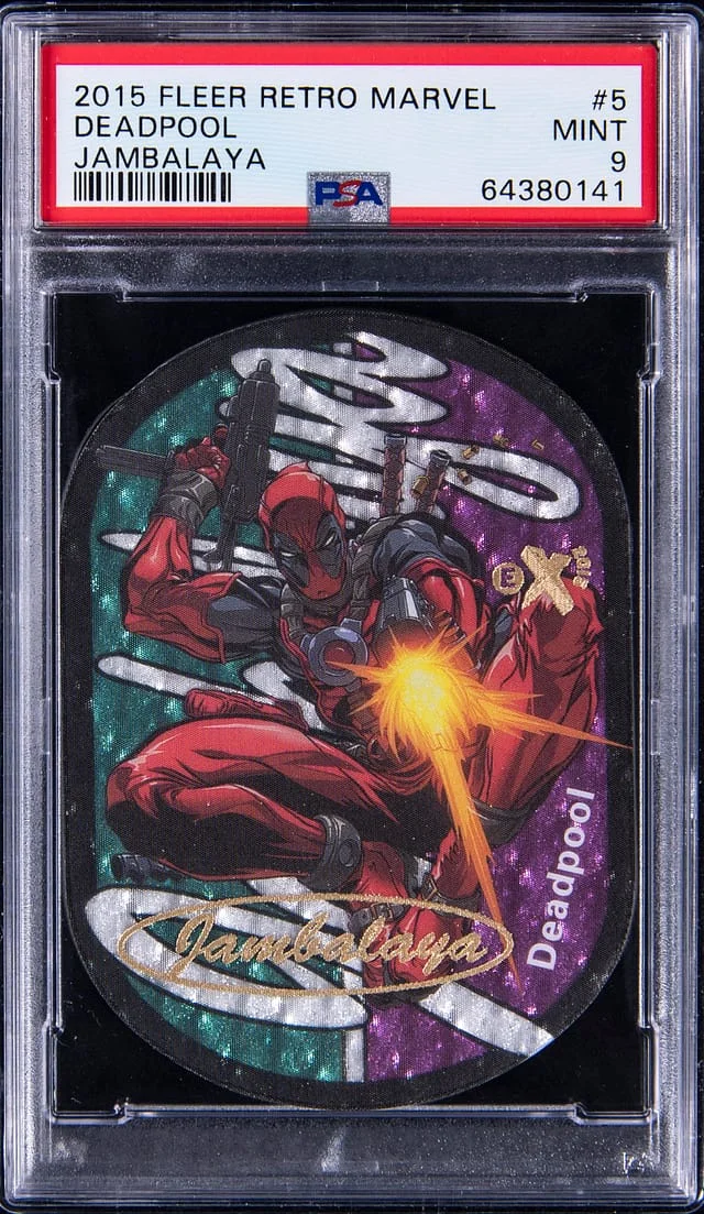 2015 Upper Deck Deadpool Fleer Retro Marvel Jambalaya #5 card image