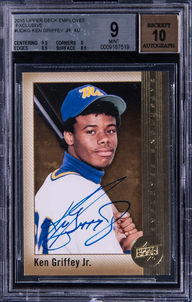 2015 Upper Deck Ken Griffey Jr. Employee Exclusive Autograph #UDKG card image