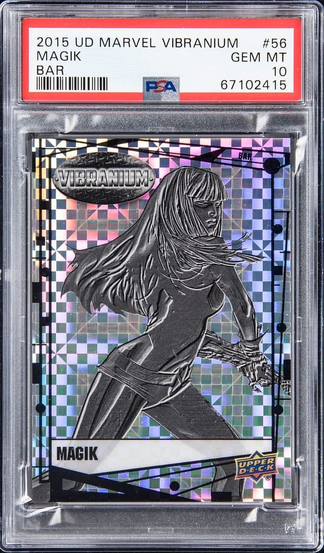 2015 Upper Deck Magik Marvel Vibranium Bar #56 card image