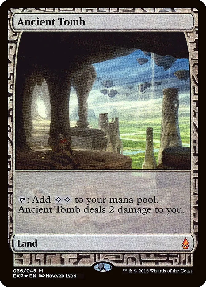 2015 Zendikar Expeditions Ancient Tomb mythic #36 unlisted card image