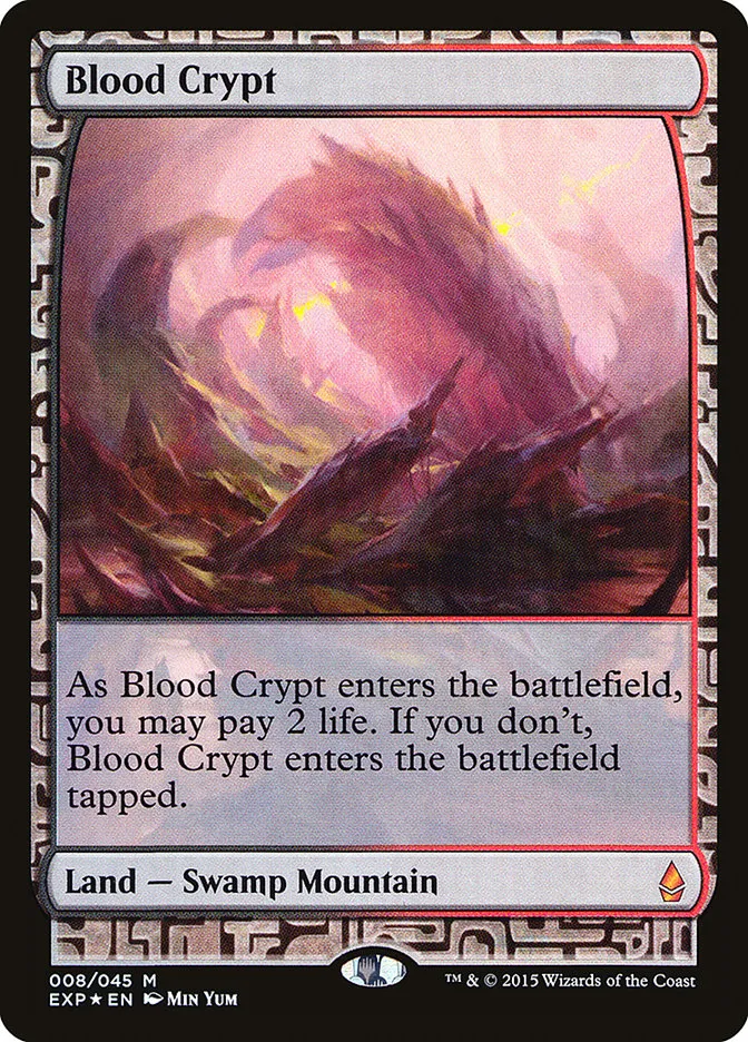 2015 Zendikar Expeditions Blood Crypt mythic #8 unlisted card image