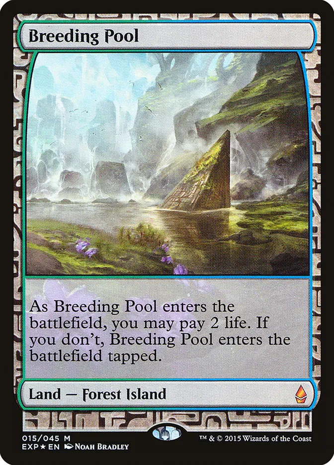 2015 Zendikar Expeditions Breeding Pool mythic #15 unlisted card image