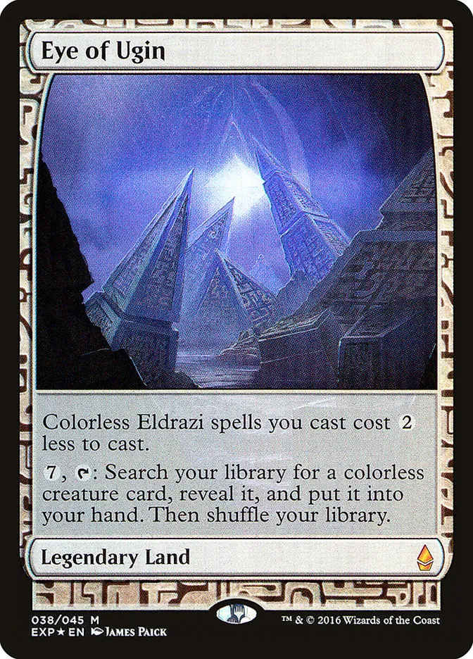 2015 Zendikar Expeditions Eye of Ugin mythic #38 unlisted card image