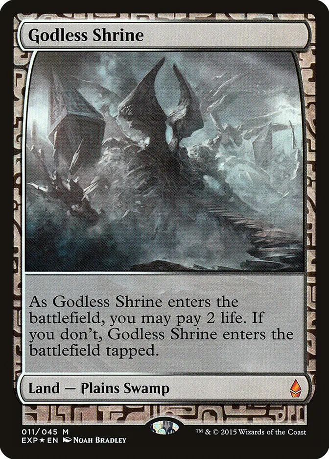 2015 Zendikar Expeditions Godless Shrine mythic #11 unlisted card image