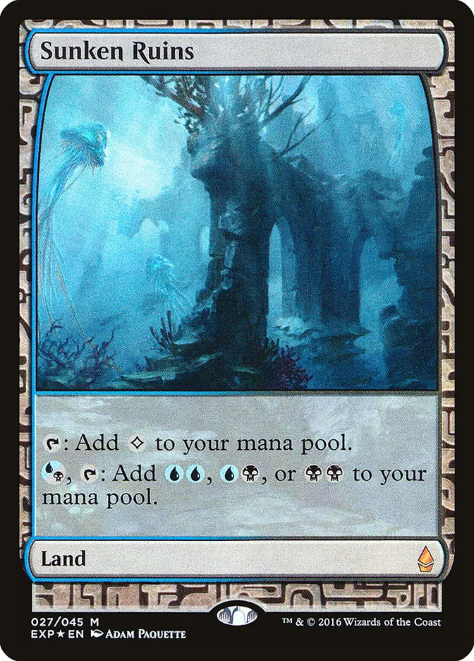 2015 Zendikar Expeditions Sunken Ruins mythic #27 unlisted card image