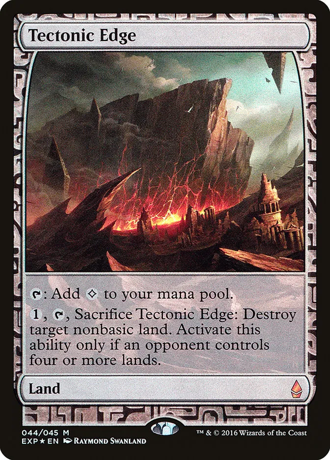 2015 Zendikar Expeditions Tectonic Edge mythic #44 unlisted card image