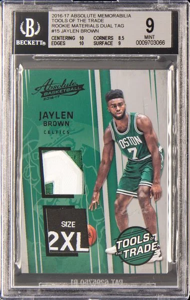 2016-17 Absolute Memorabilia Tools If The Trade Materials Dual #no-number card image